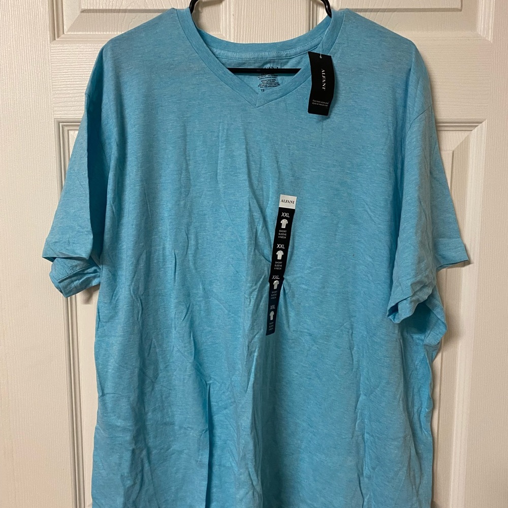 New Alfani XXL Blue T-Shirt